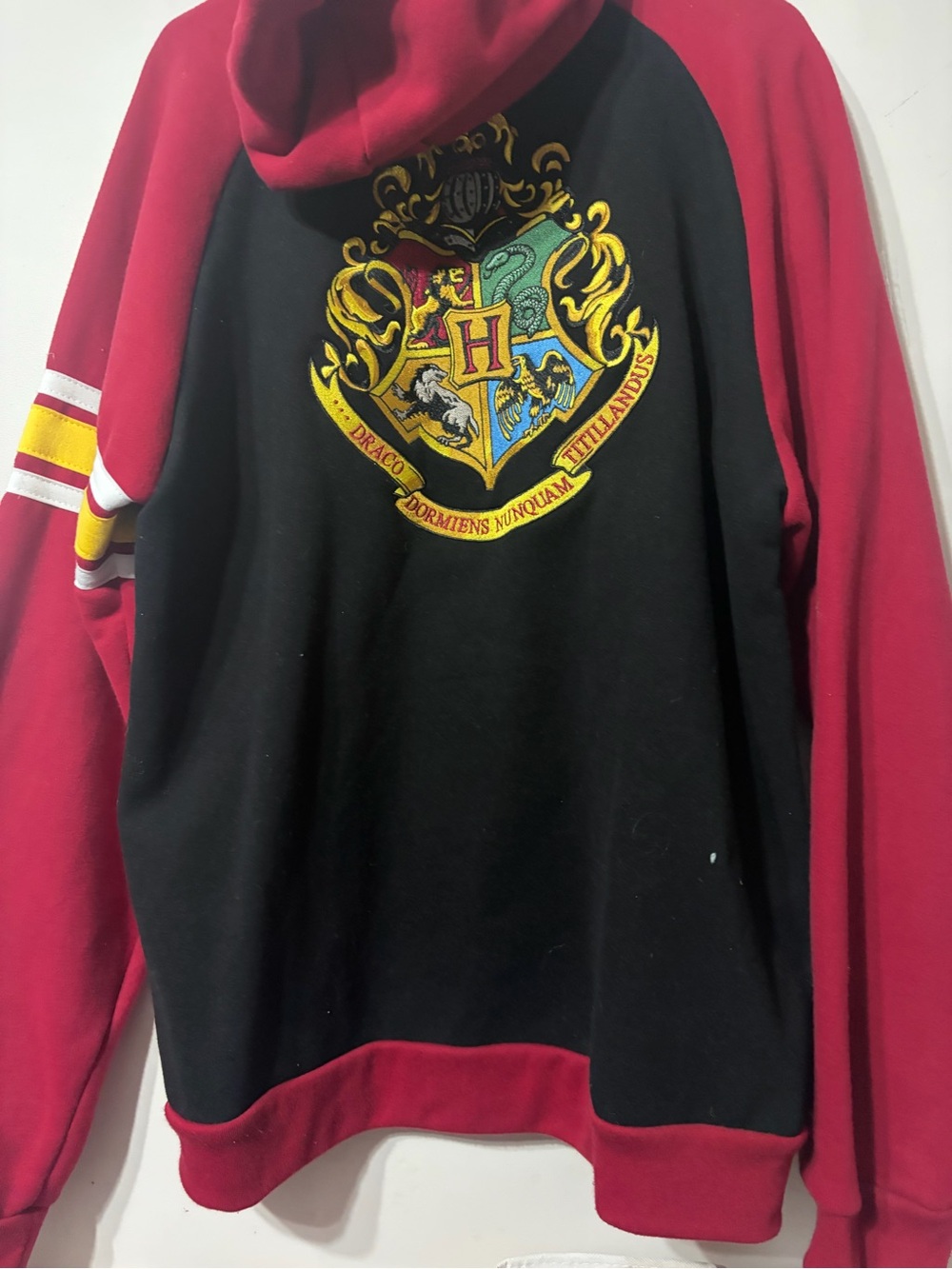 Wizarding World of Harry Potter Hogwarts Zip Jacket Embroidered Crest